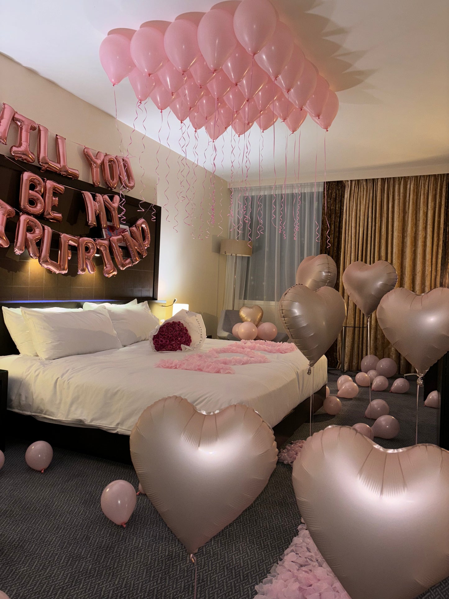 Will you be my girlfriend set up